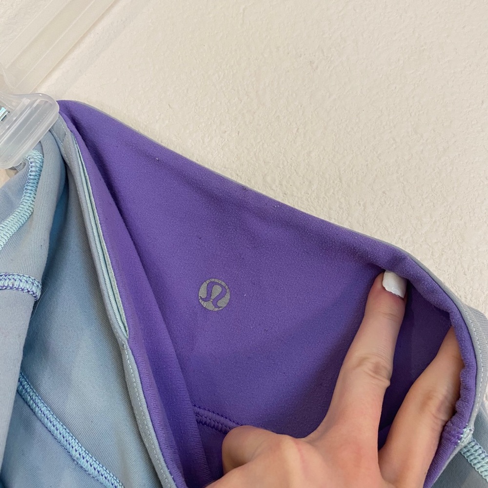 Lululemon light blue leggings size 2